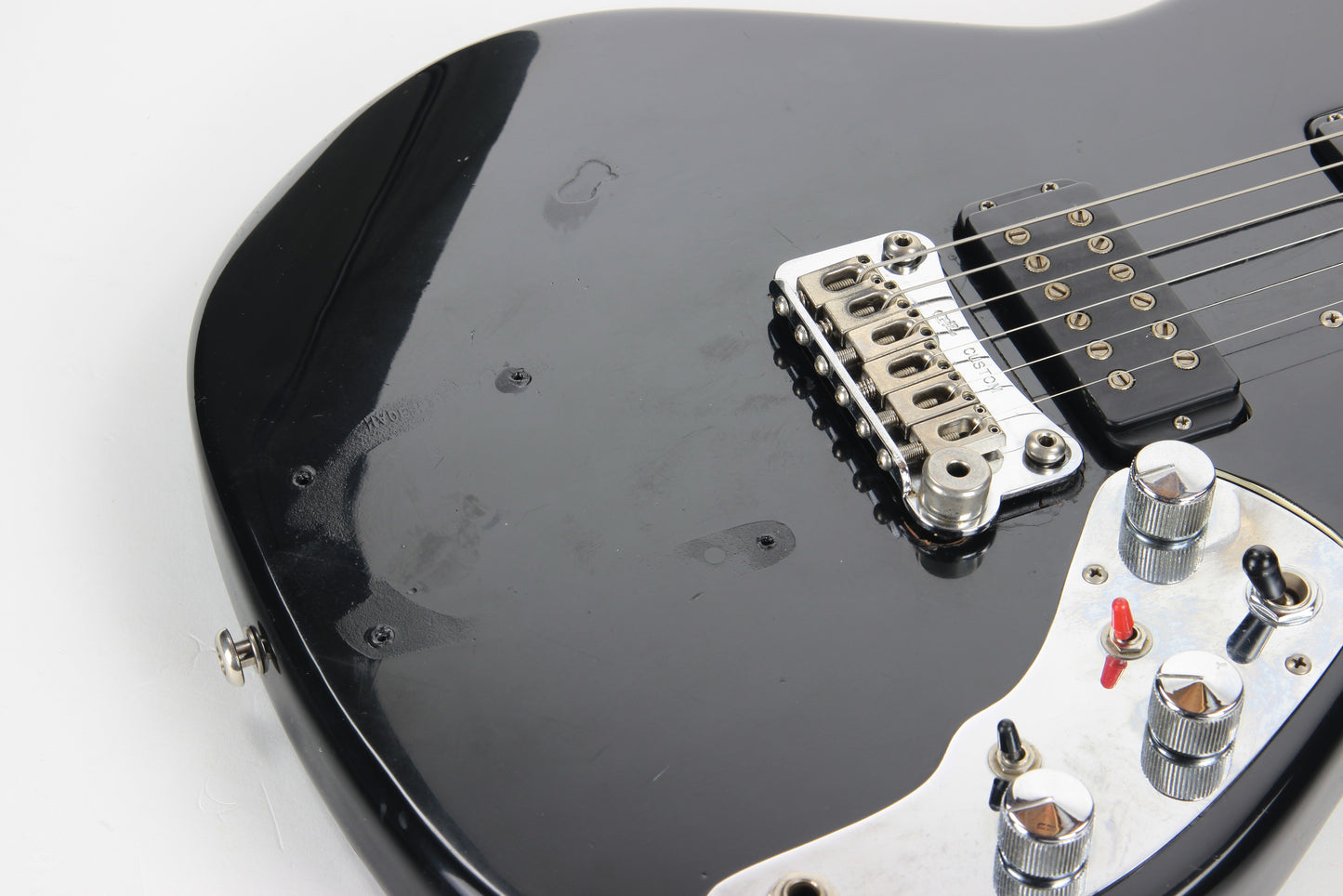 1980 G&L F-100 Series II Black Leo Fender w/ OHSC - Cool Player-Grade Guitar f100