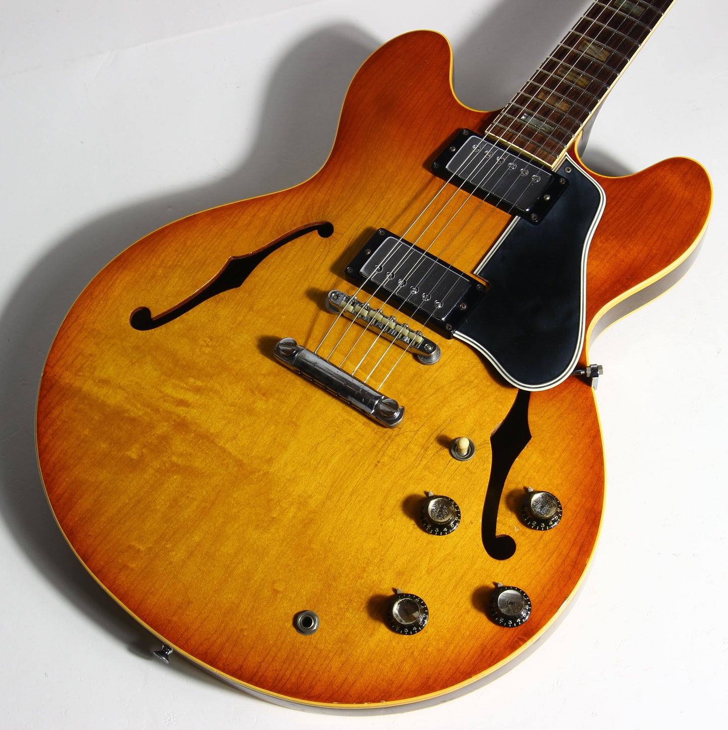 1965 Gibson ES-335 TD w/ Original Case - WIDE 1964 NUT, 2 PAT # PAF's, No Breaks!