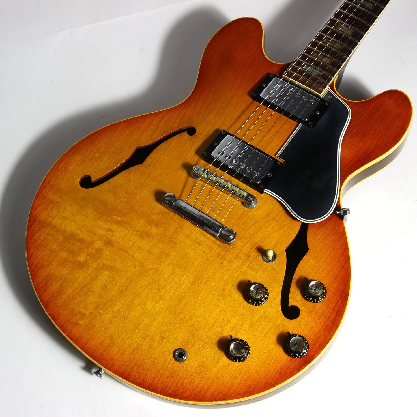 1965 Gibson ES-335 TD w/ Original Case - WIDE 1964 NUT, 2 PAT # PAF's, No Breaks!