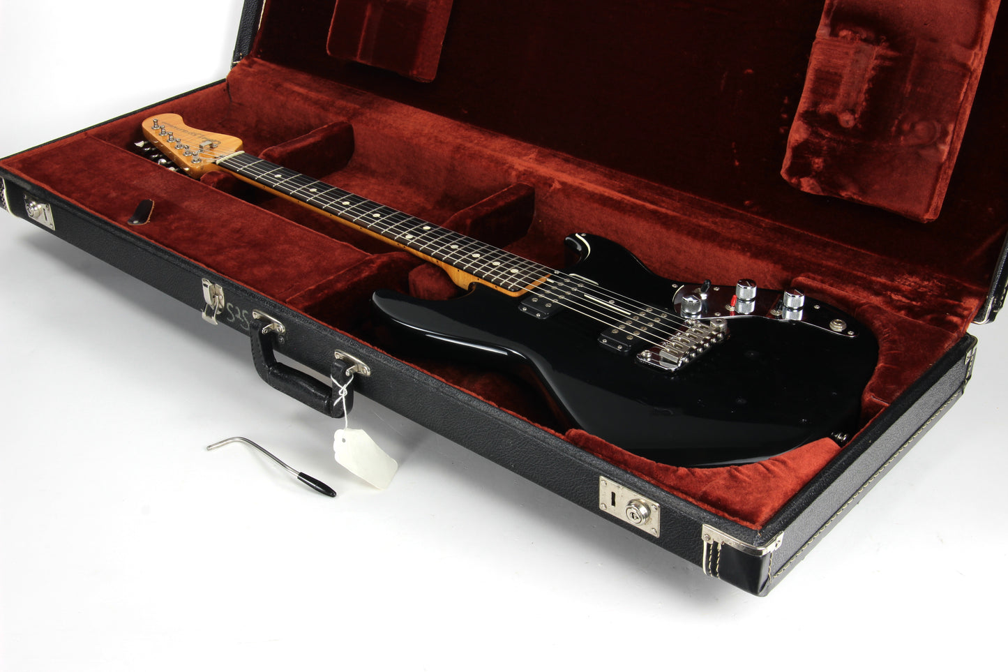 1980 G&L F-100 Series II Black Leo Fender w/ OHSC - Cool Player-Grade Guitar f100