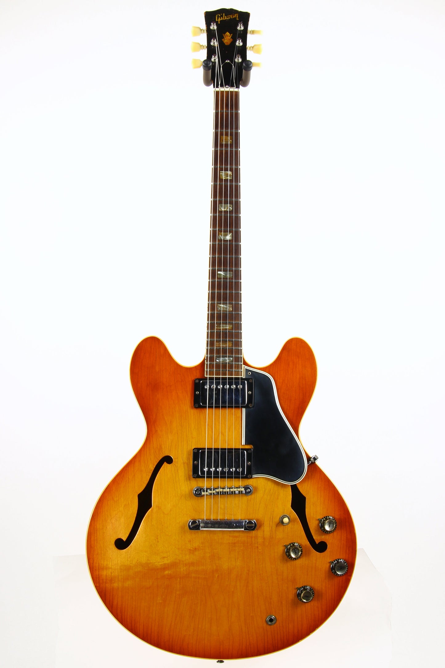 1965 Gibson ES-335 TD w/ Original Case - WIDE 1964 NUT, 2 PAT # PAF's, No Breaks!