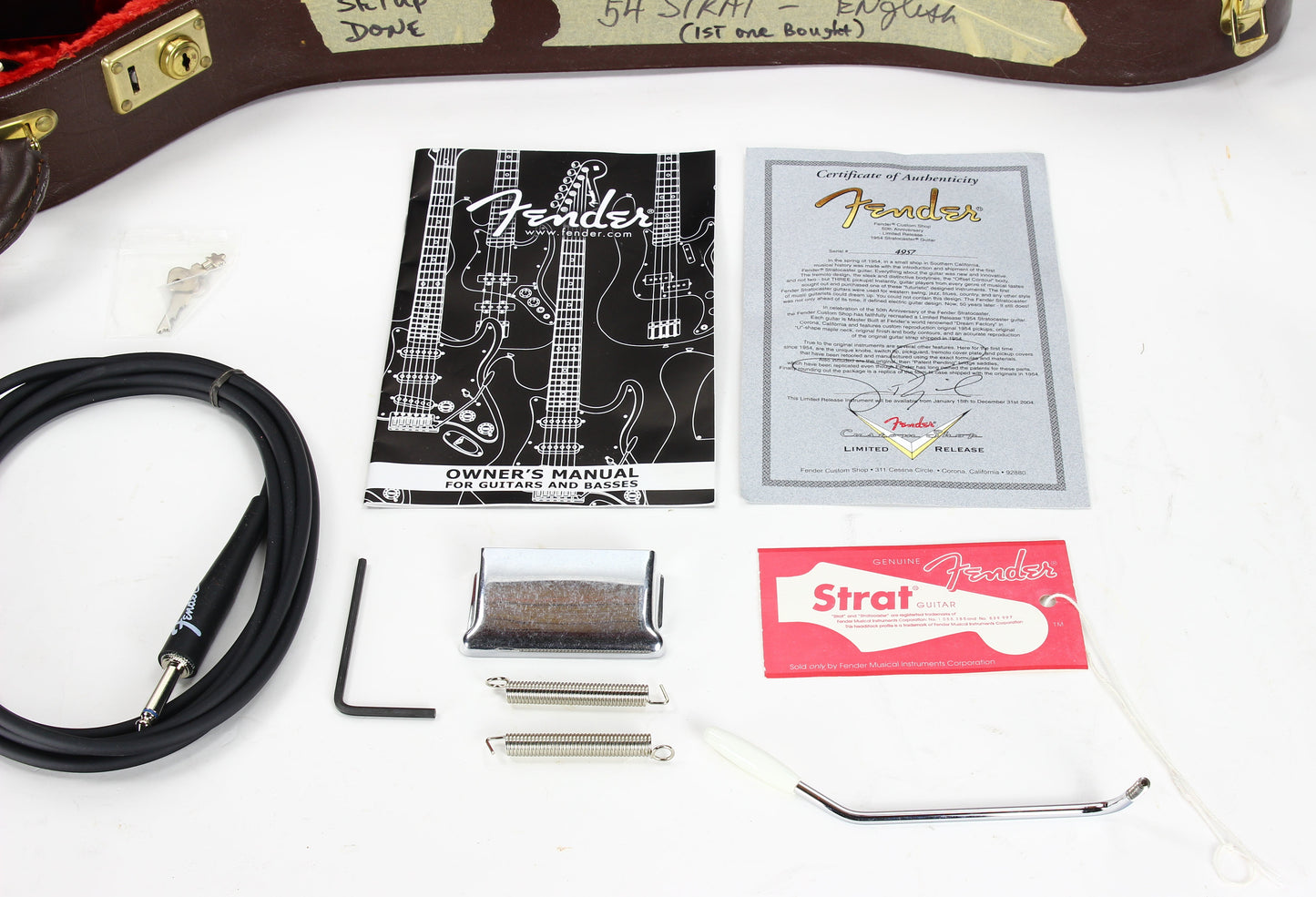 2004 Fender JOHN ENGLISH Masterbuilt '54 Stratocaster 50th Anniversary Custom Shop Strat 1954