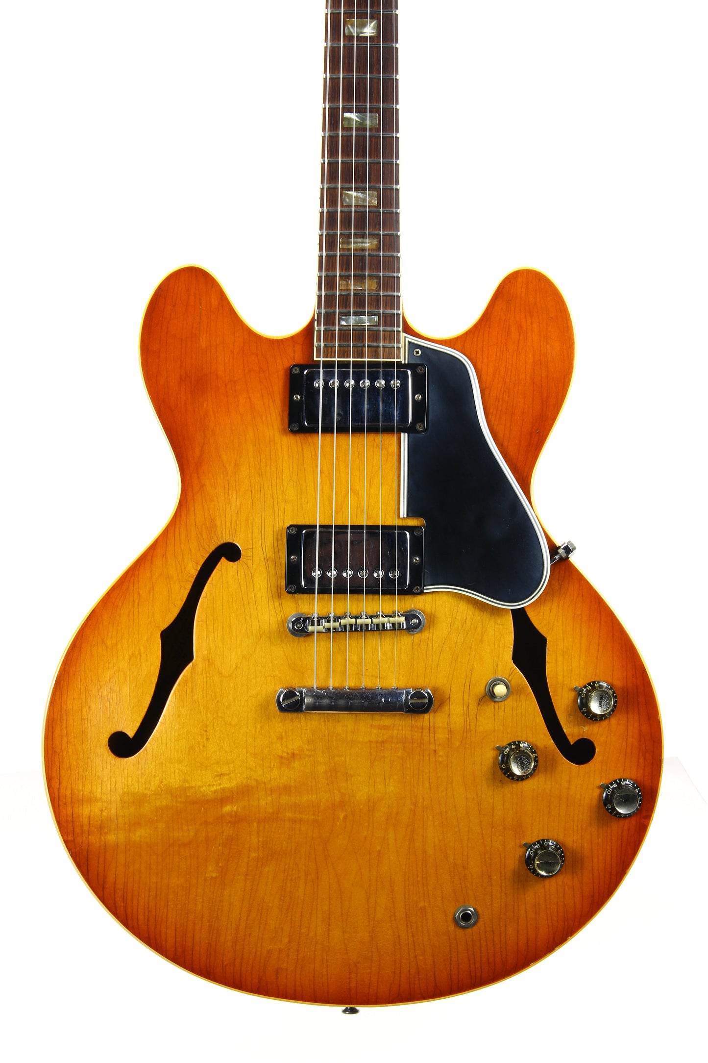 1965 Gibson ES-335 TD w/ Original Case - WIDE 1964 NUT, 2 PAT # PAF's, No Breaks!