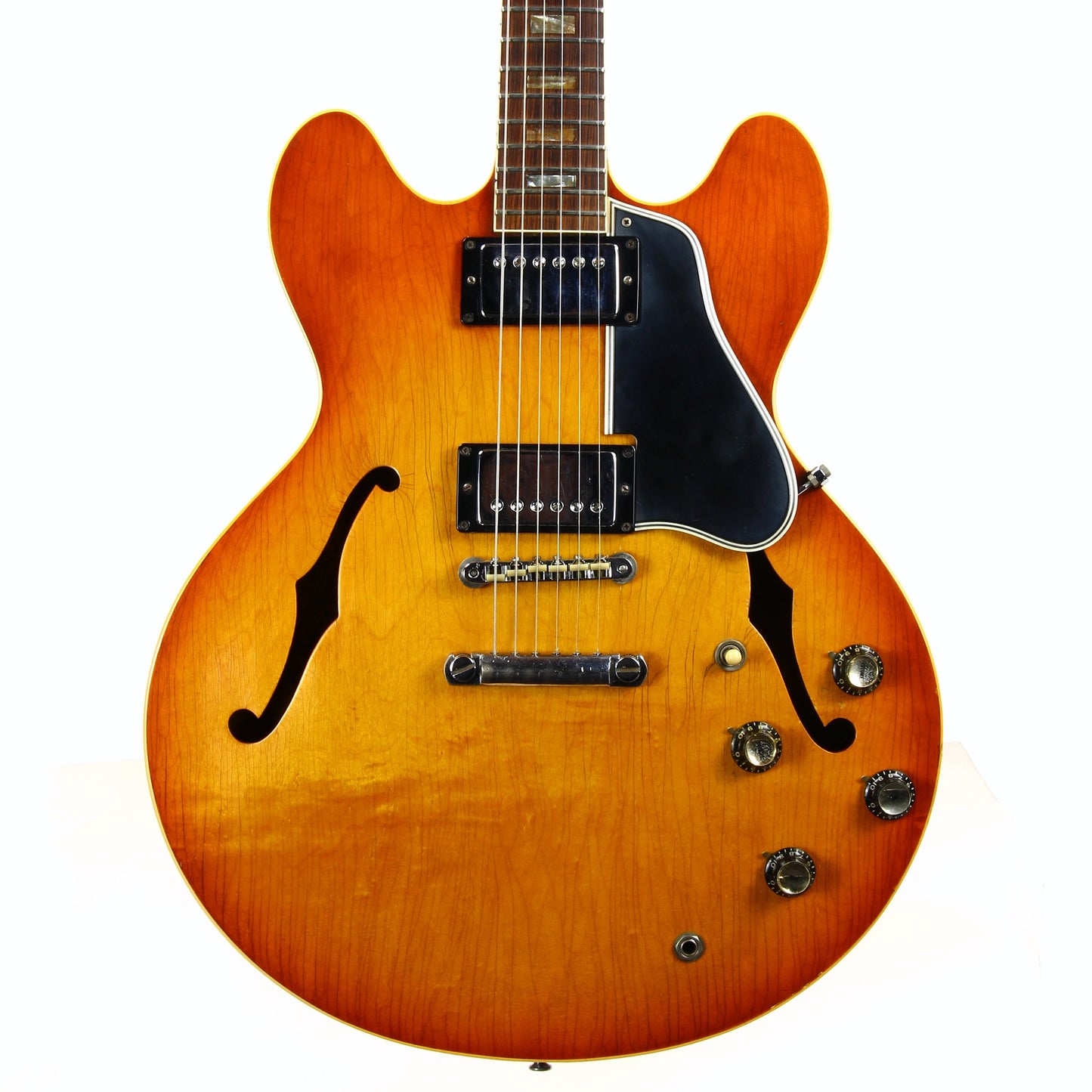 1965 Gibson ES-335 TD w/ Original Case - WIDE 1964 NUT, 2 PAT # PAF's, No Breaks!
