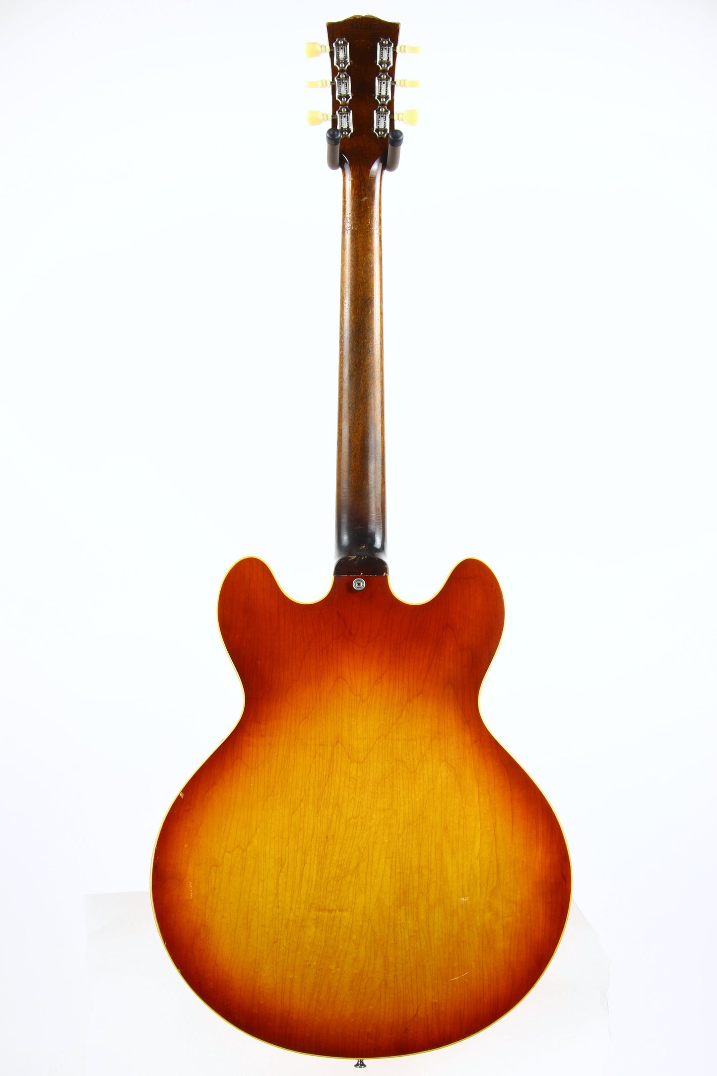 1965 Gibson ES-335 TD w/ Original Case - WIDE 1964 NUT, 2 PAT # PAF's, No Breaks!