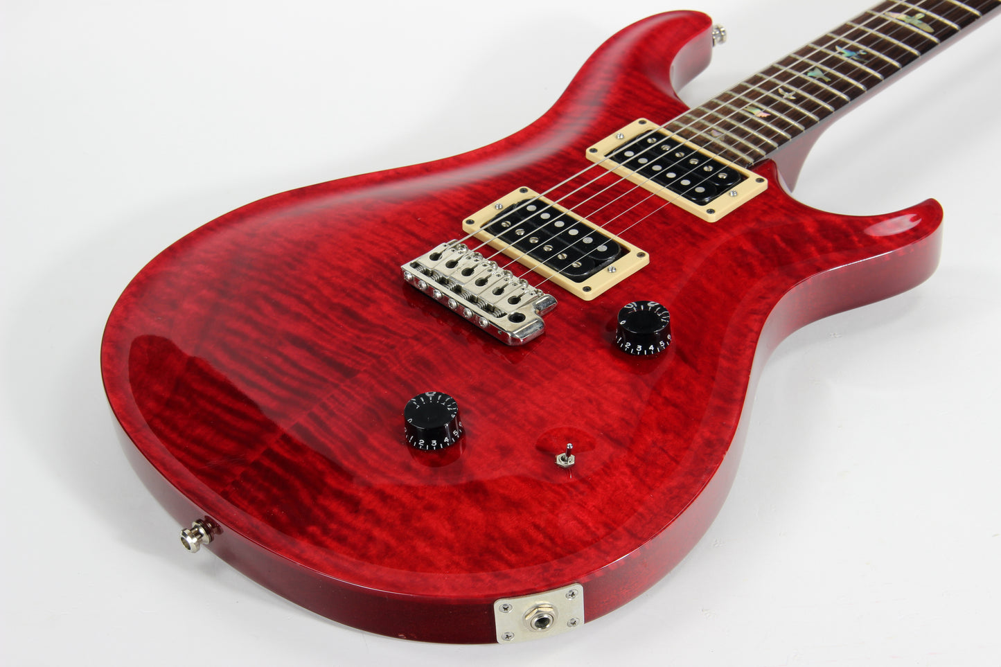 1987 PRS Custom 24 Guitar BRAZILIAN ROSEWOOD Paul Reed Smith - Scarlet Red, Bird Inlays