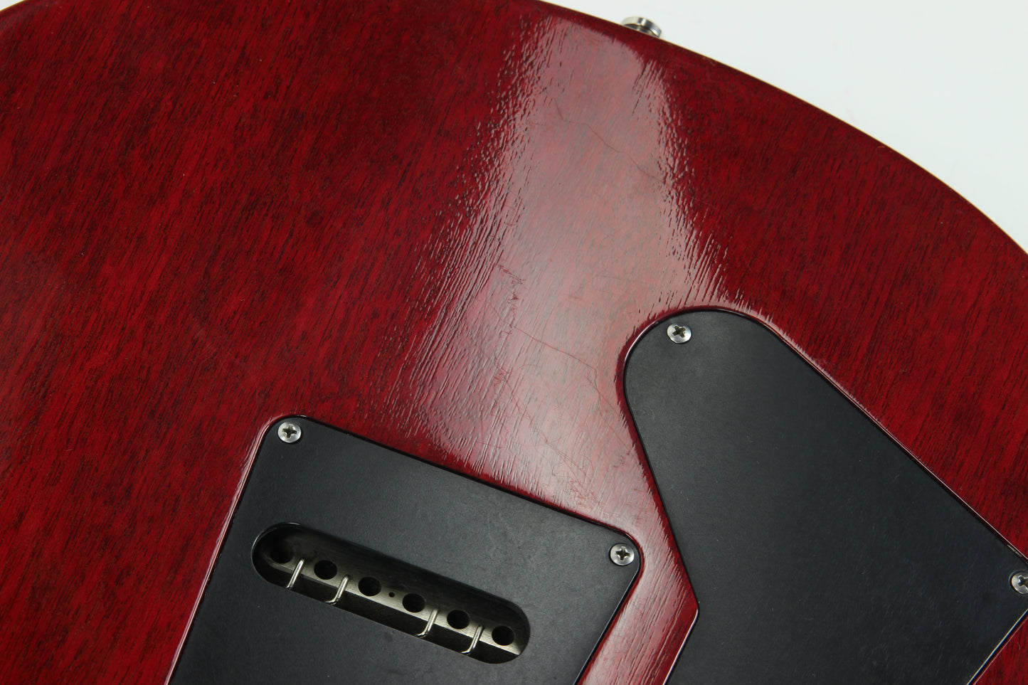 1987 PRS Custom 24 Guitar BRAZILIAN ROSEWOOD Paul Reed Smith - Scarlet Red, Bird Inlays