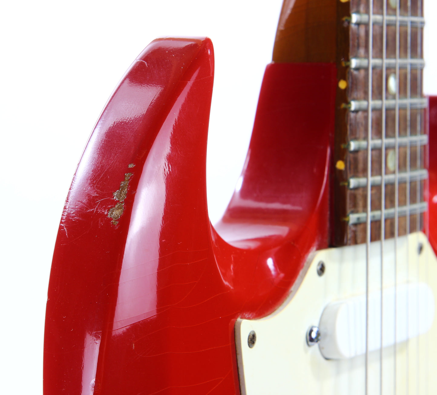 1966 Gibson SG Melody Maker D Vintage Electric Guitar FIRE ENGINE RED -- 100% Original w/ Case, Cardinal