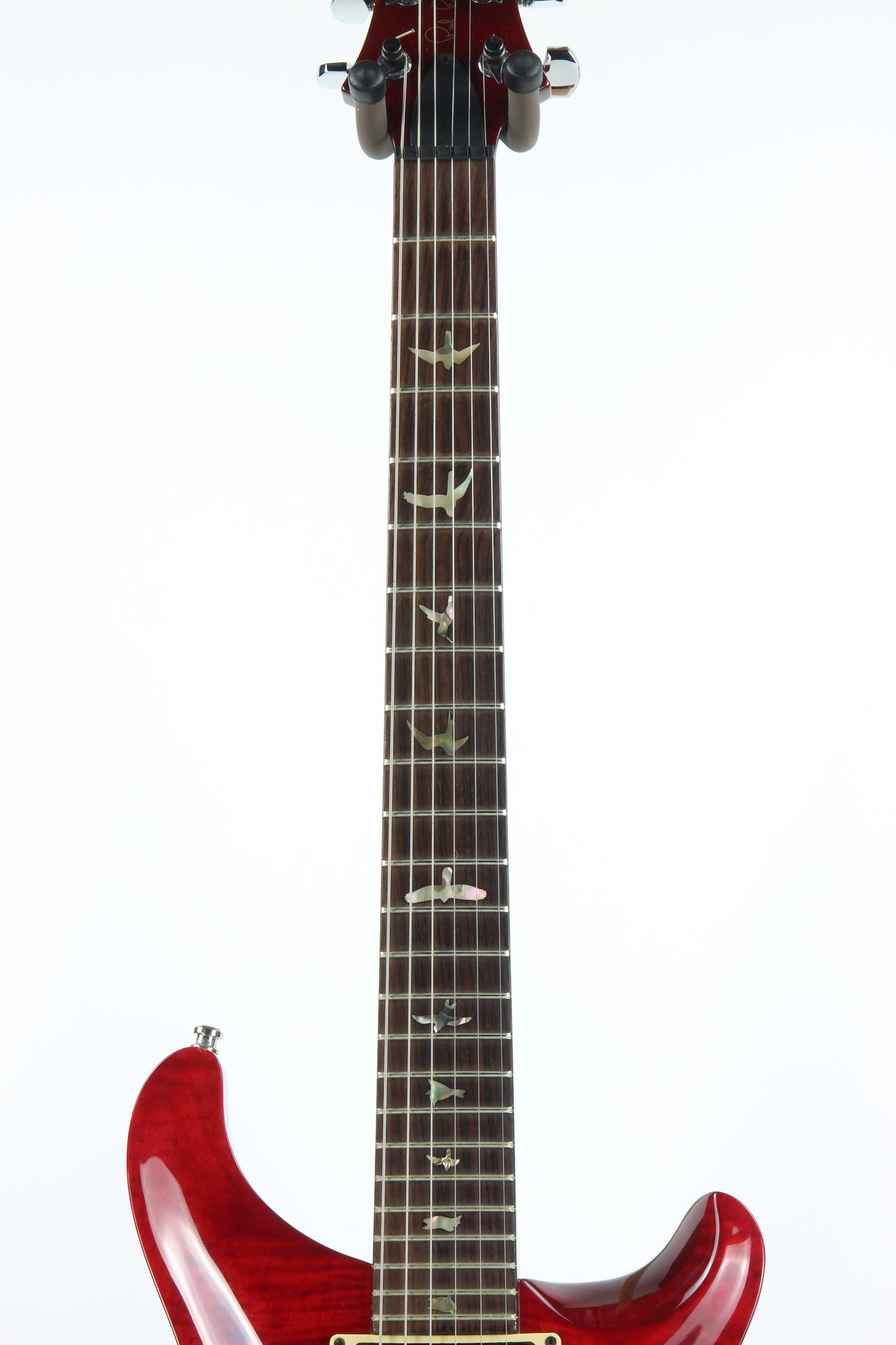 1987 PRS Custom 24 Guitar BRAZILIAN ROSEWOOD Paul Reed Smith - Scarlet Red, Bird Inlays