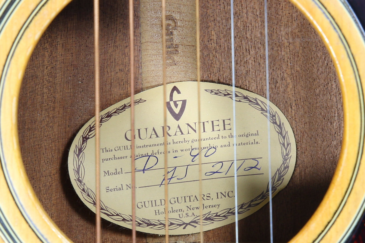 1967 Guild D-40 Bluegrass Special Richie Havens Woodstock - 1960’s Dreadnought