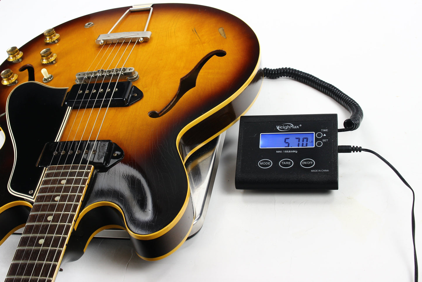 1961 Gibson ES-330 TD Sunburst Dot Neck Vintage Thinline Electric Guitar - Brown Lifton Case, 2 P90 Pickups! es335