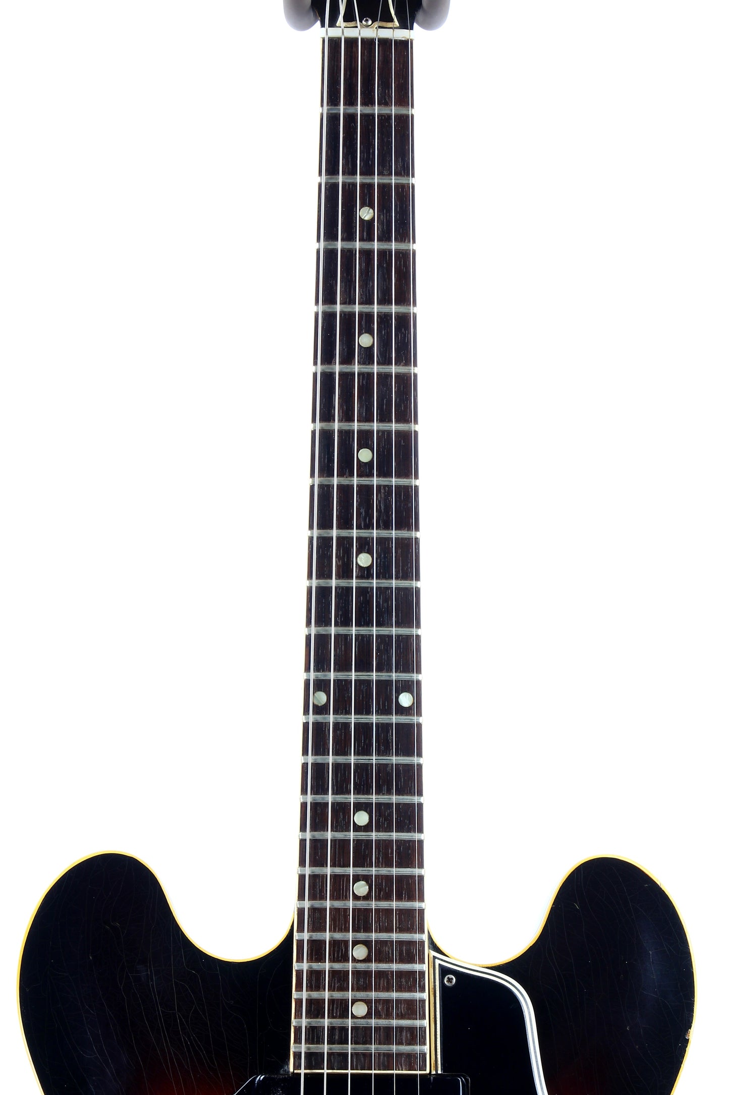 1961 Gibson ES-330 TD Sunburst Dot Neck Vintage Thinline Electric Guitar - Brown Lifton Case, 2 P90 Pickups! es335