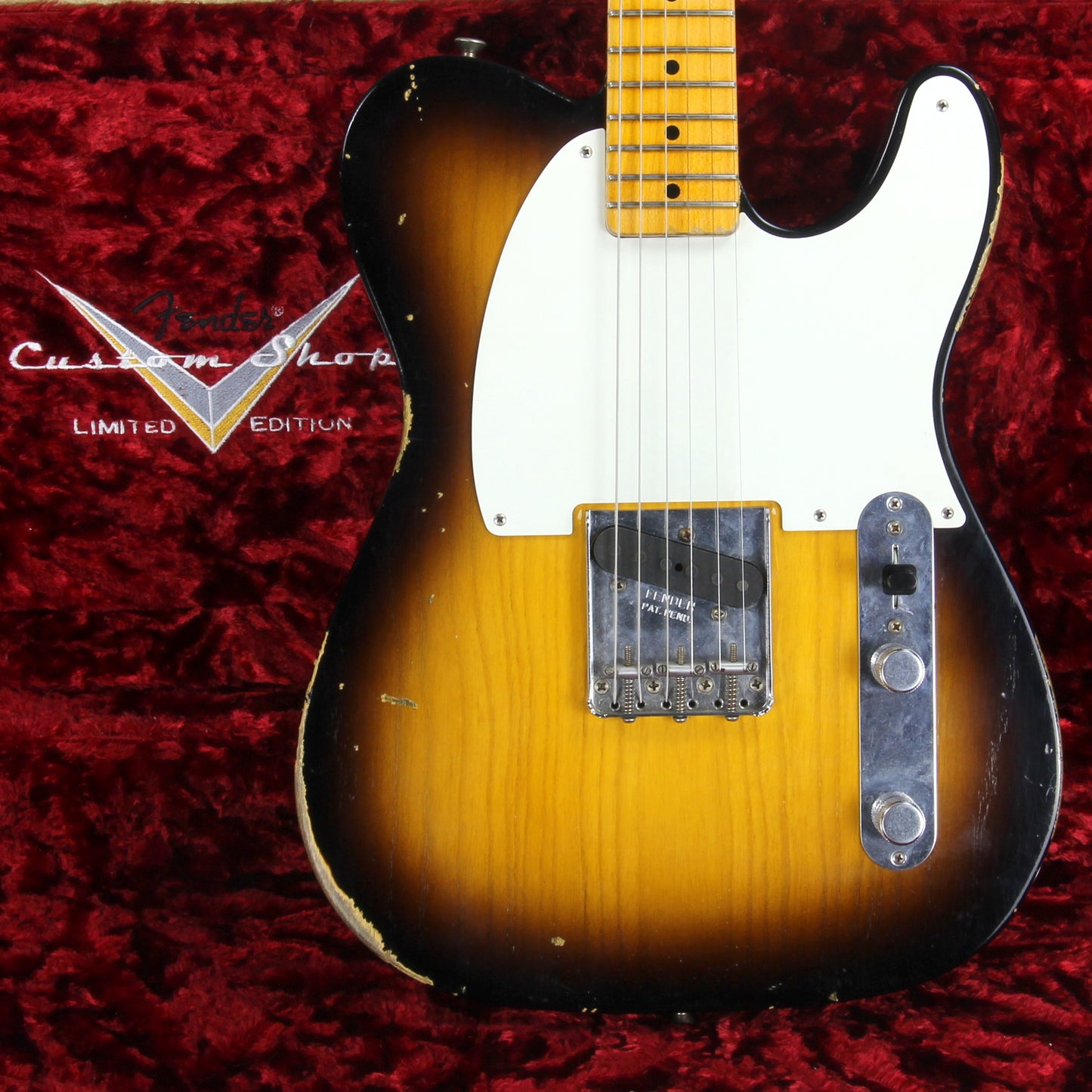 2015 Fender Custom Shop 1955 Esquire Relic Limited Edition NAMM Telecaster - Ash Body, Sunburst, LIGHTWEIGHT!