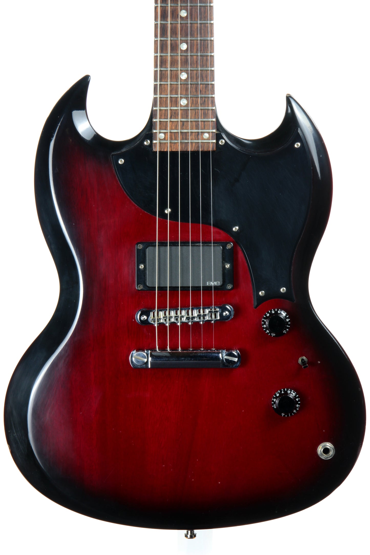 1998 Gibson SG-X Dark Wineburst w/ Black Pickguard! EMG Pickup! les paul 90 i 1