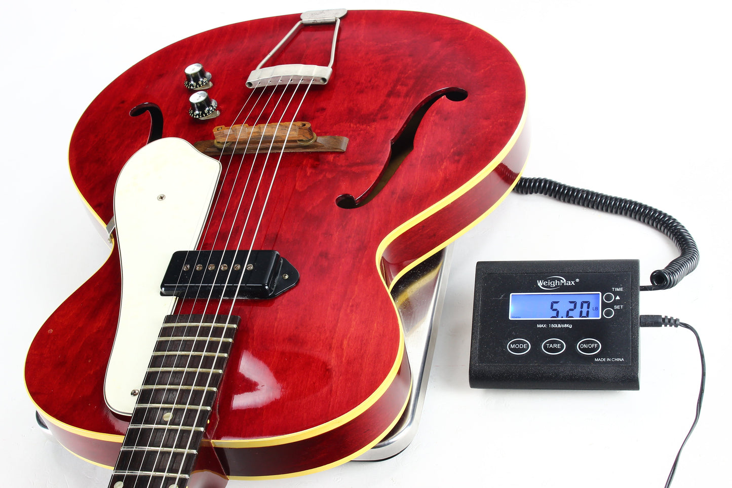 1961 Epiphone Century E422T Royal Burgundy Vintage Thinline - James Bay Gibson ES-125T Cherry