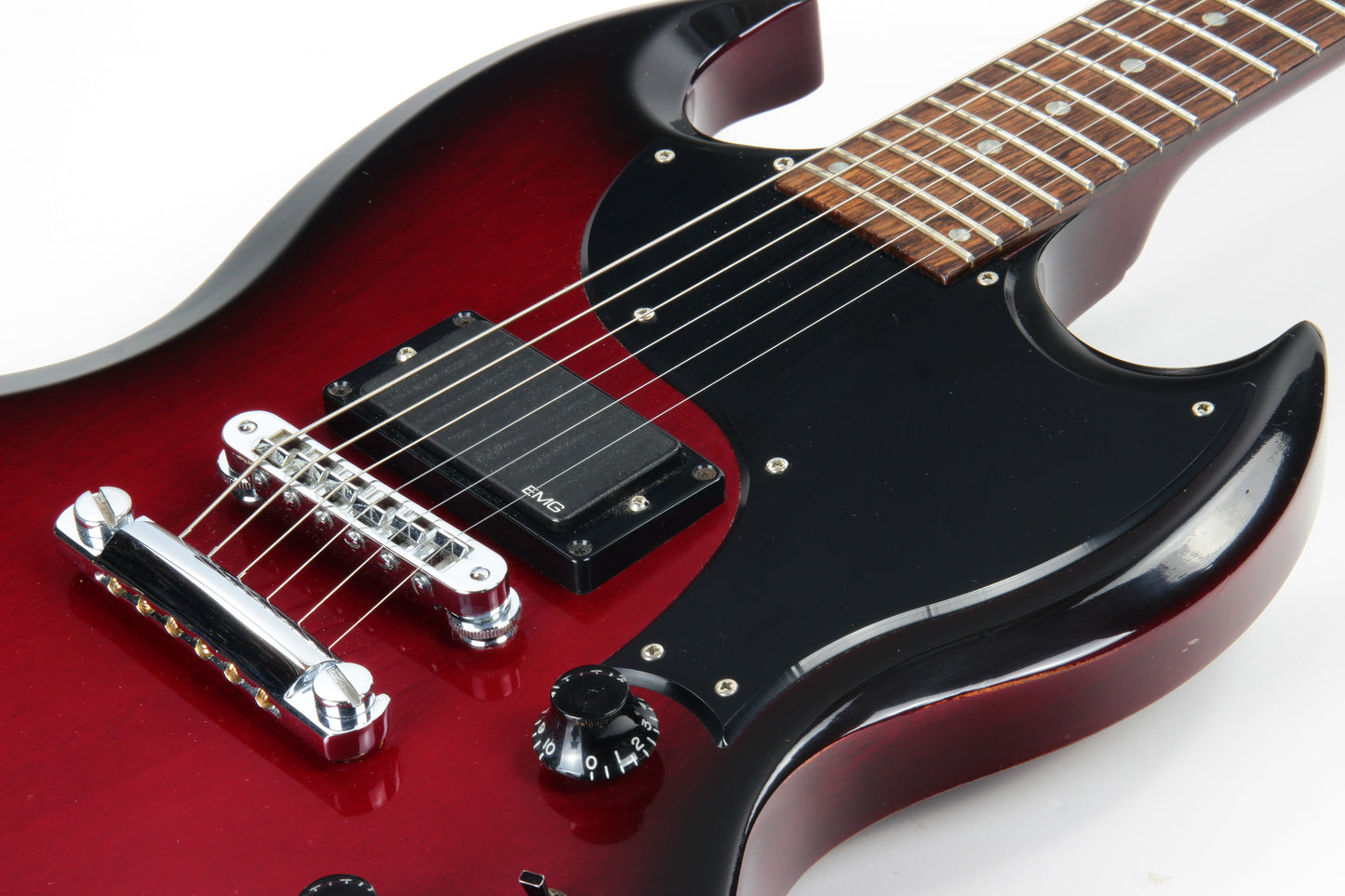 1998 Gibson SG-X Dark Wineburst w/ Black Pickguard! EMG Pickup! les paul 90 i 1