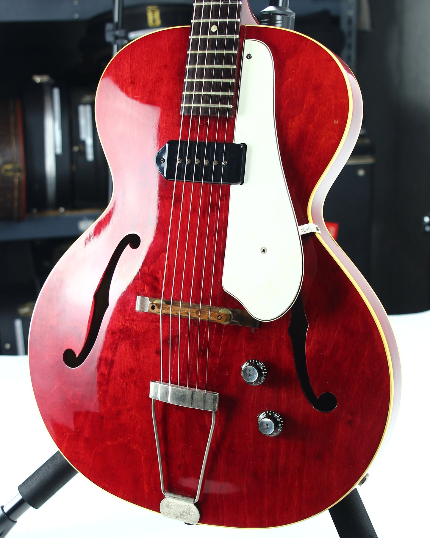 1961 Epiphone Century E422T Royal Burgundy Vintage Thinline - James Bay Gibson ES-125T Cherry