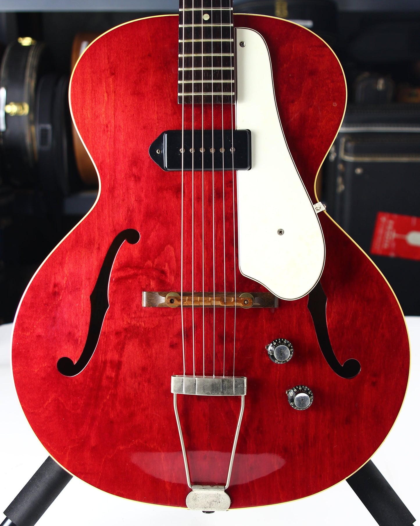 1961 Epiphone Century E422T Royal Burgundy Vintage Thinline - James Bay Gibson ES-125T Cherry