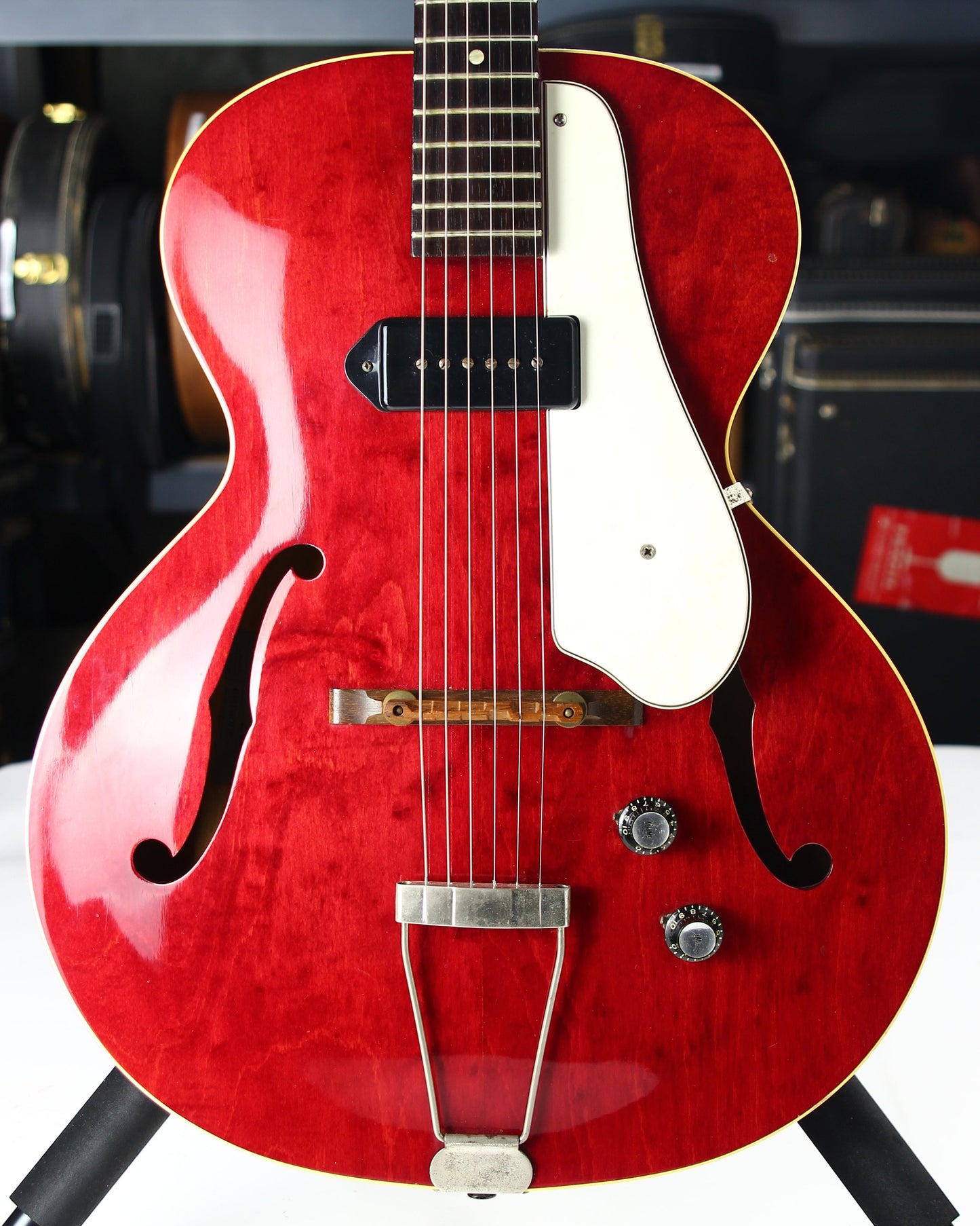 1961 Epiphone Century E422T Royal Burgundy Vintage Thinline - James Bay Gibson ES-125T Cherry
