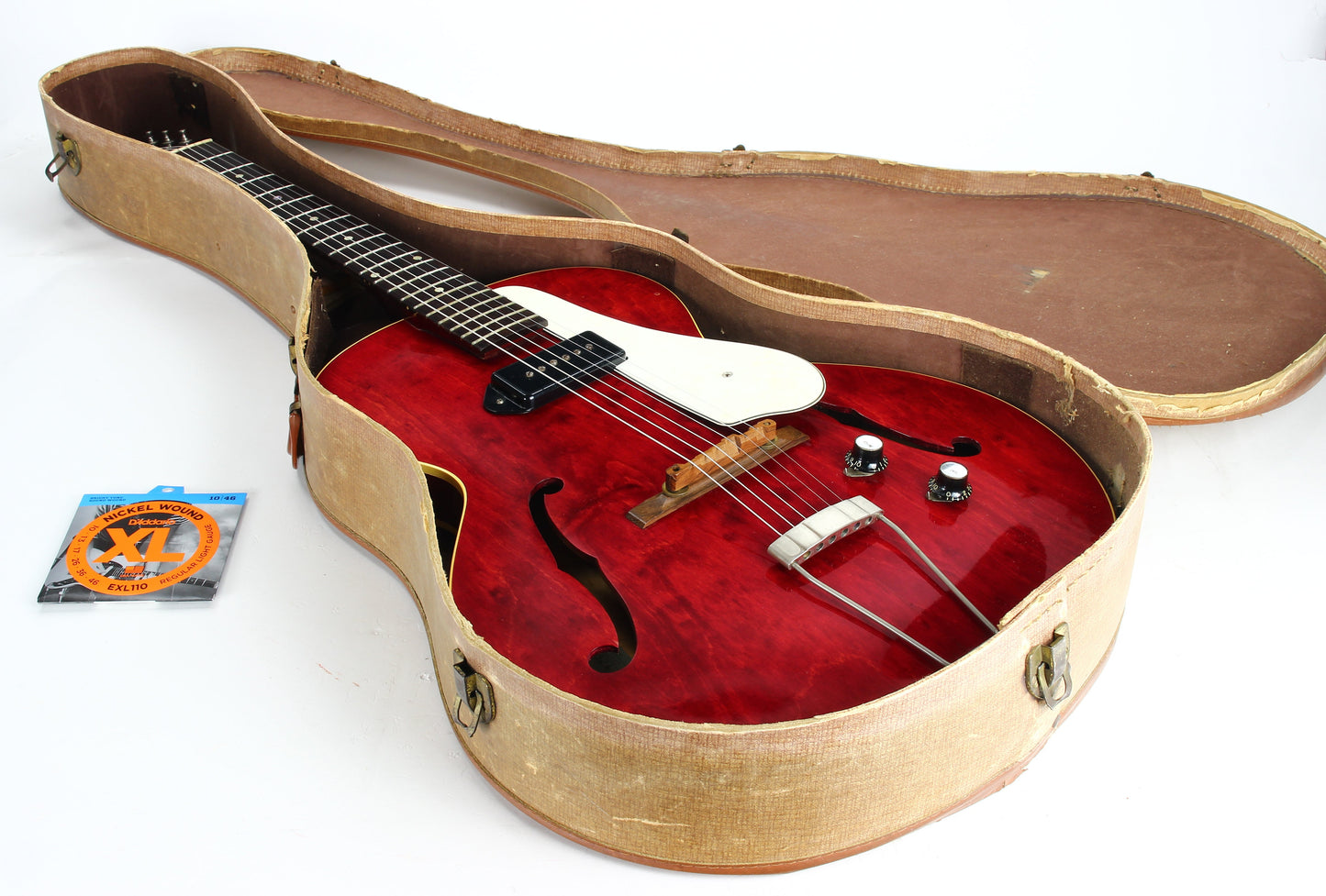 1961 Epiphone Century E422T Royal Burgundy Vintage Thinline - James Bay Gibson ES-125T Cherry