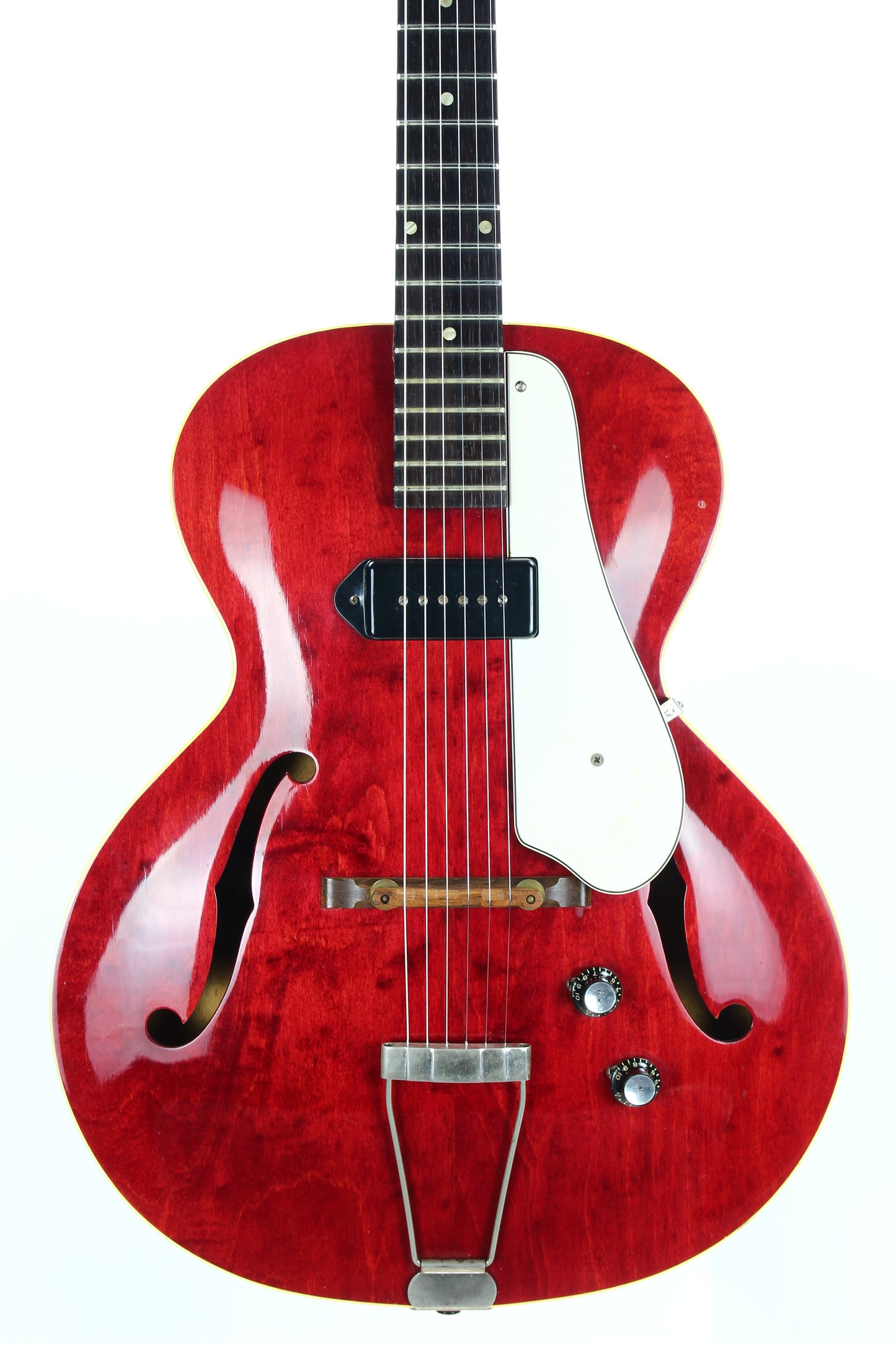 1961 Epiphone Century E422T Royal Burgundy Vintage Thinline - James Bay Gibson ES-125T Cherry