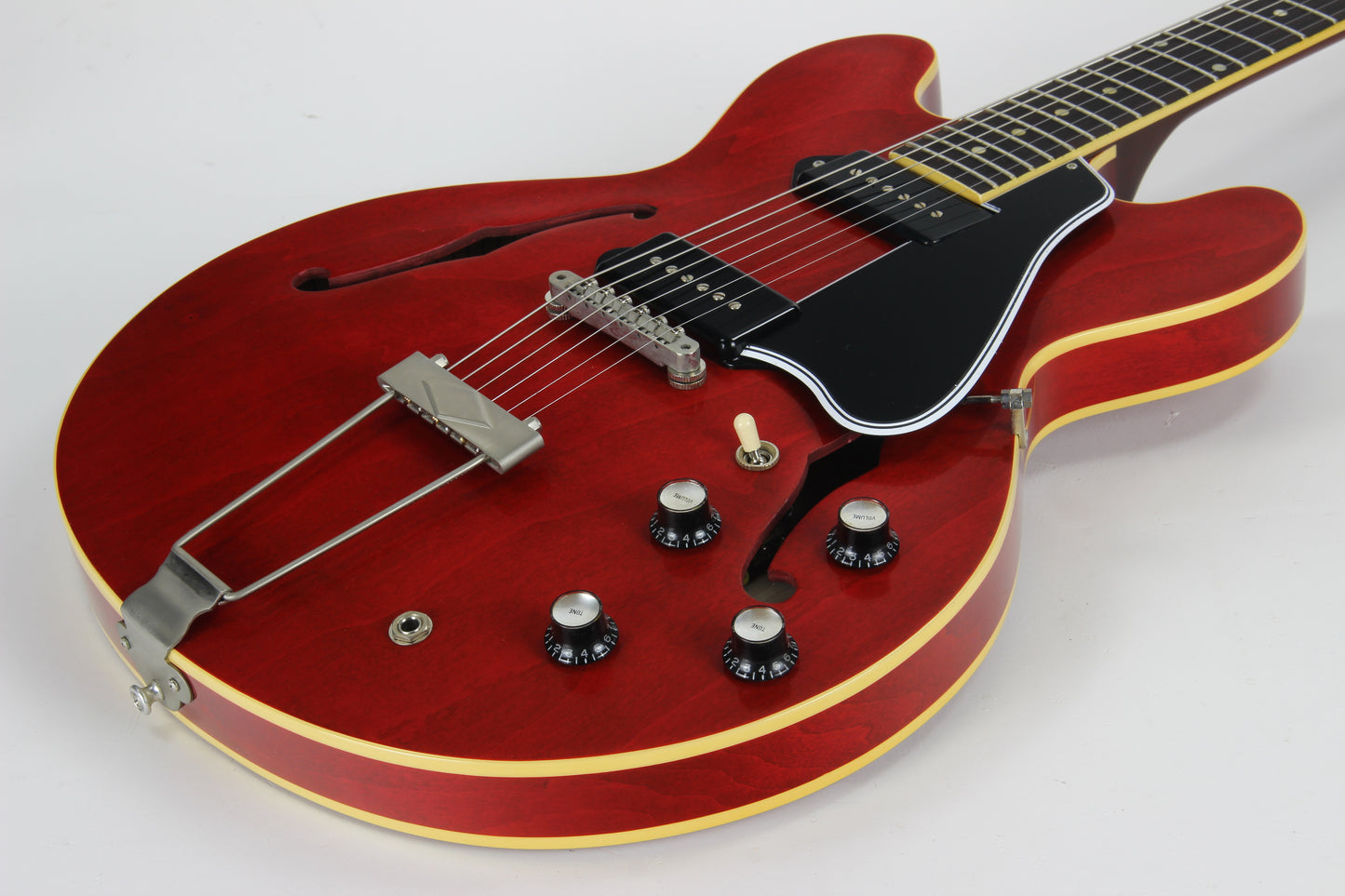 2019 Gibson Custom Shop Memphis 1961 ES-330 Cherry VOS Reissue - Dot Neck, Demo, Historic, MHS P90's '61