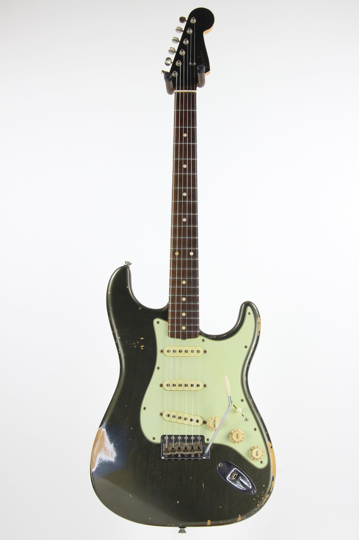 Fender Custom Shop Masterbuilt Paul Waller 1962 Stratocaster Relic Aged Charcoal Frost - Matching H/S '62 Strat Josefina Pups!