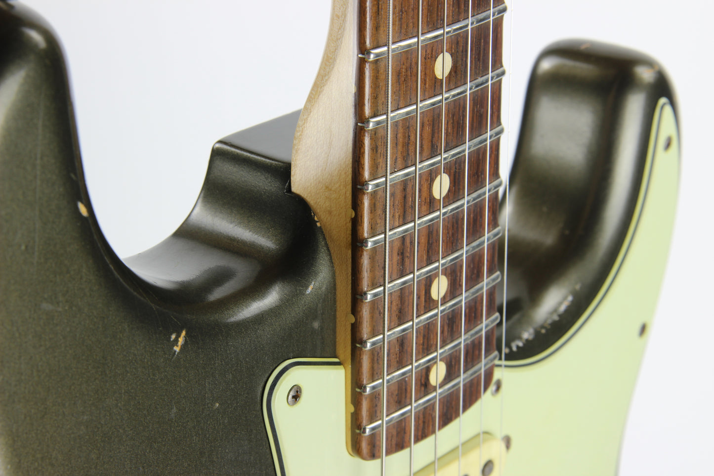 Fender Custom Shop Masterbuilt Paul Waller 1962 Stratocaster Relic Aged Charcoal Frost - Matching H/S '62 Strat Josefina Pups!