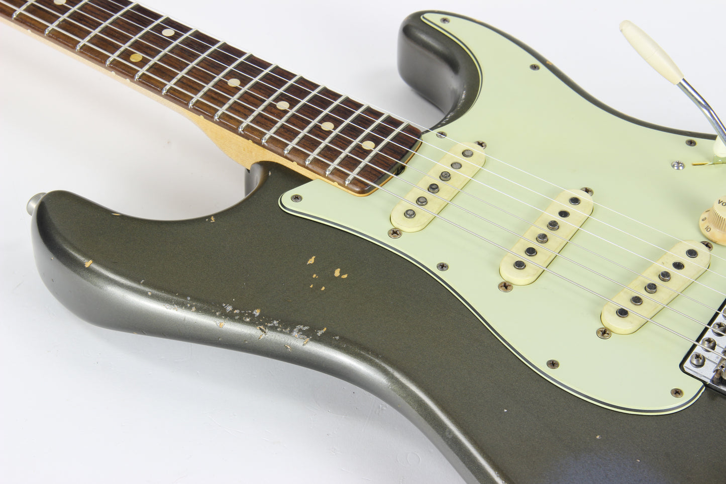 Fender Custom Shop Masterbuilt Paul Waller 1962 Stratocaster Relic Aged Charcoal Frost - Matching H/S '62 Strat Josefina Pups!