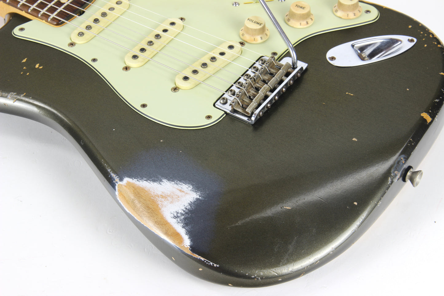 Fender Custom Shop Masterbuilt Paul Waller 1962 Stratocaster Relic Aged Charcoal Frost - Matching H/S '62 Strat Josefina Pups!