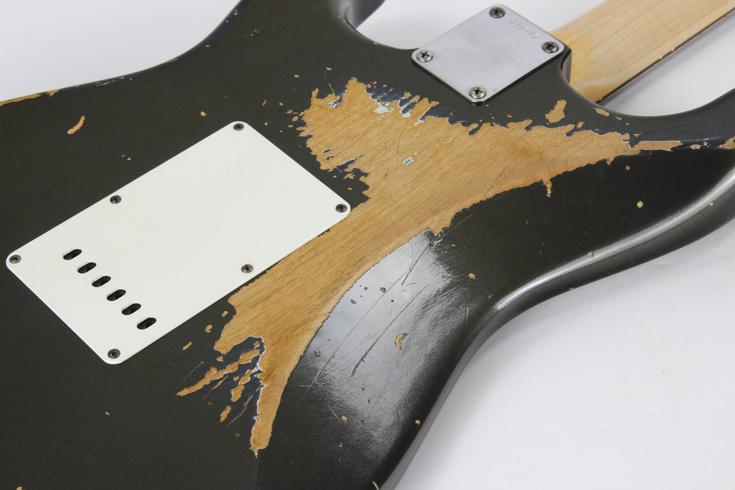 Fender Custom Shop Masterbuilt Paul Waller 1962 Stratocaster Relic Aged Charcoal Frost - Matching H/S '62 Strat Josefina Pups!