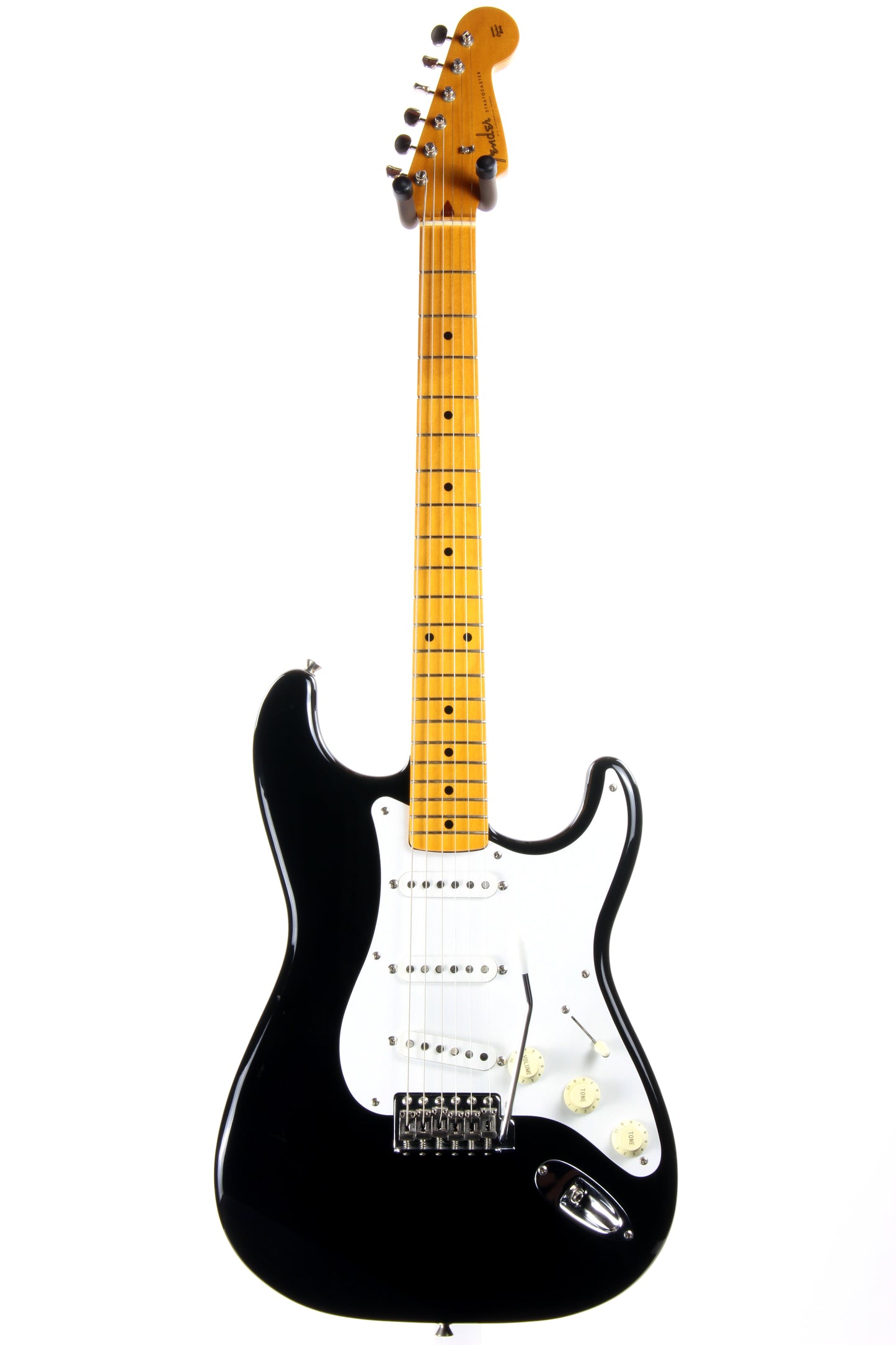 2004 Fender '57 Vintage Reissue Stratocaster Japan ST57 US - Black, USA Pickups, Maple Neck CIJ Strat