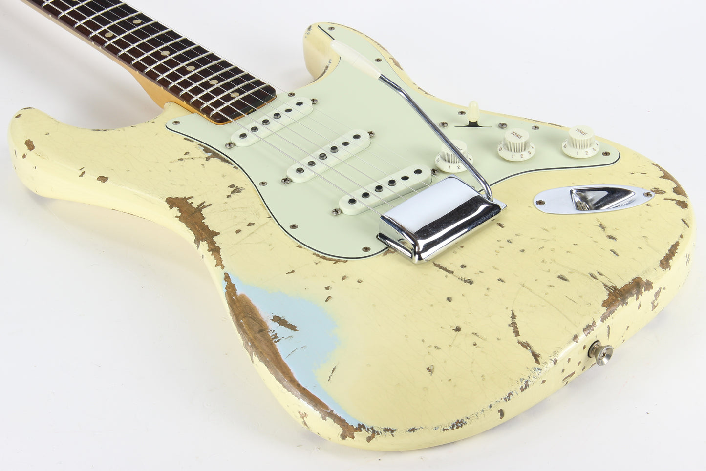 Fender Custom Shop Masterbuilt 1960 Stratocaster HEAVY RELIC '60 Strat Josefina Pups! Jason Smith! White/Sonic Blue