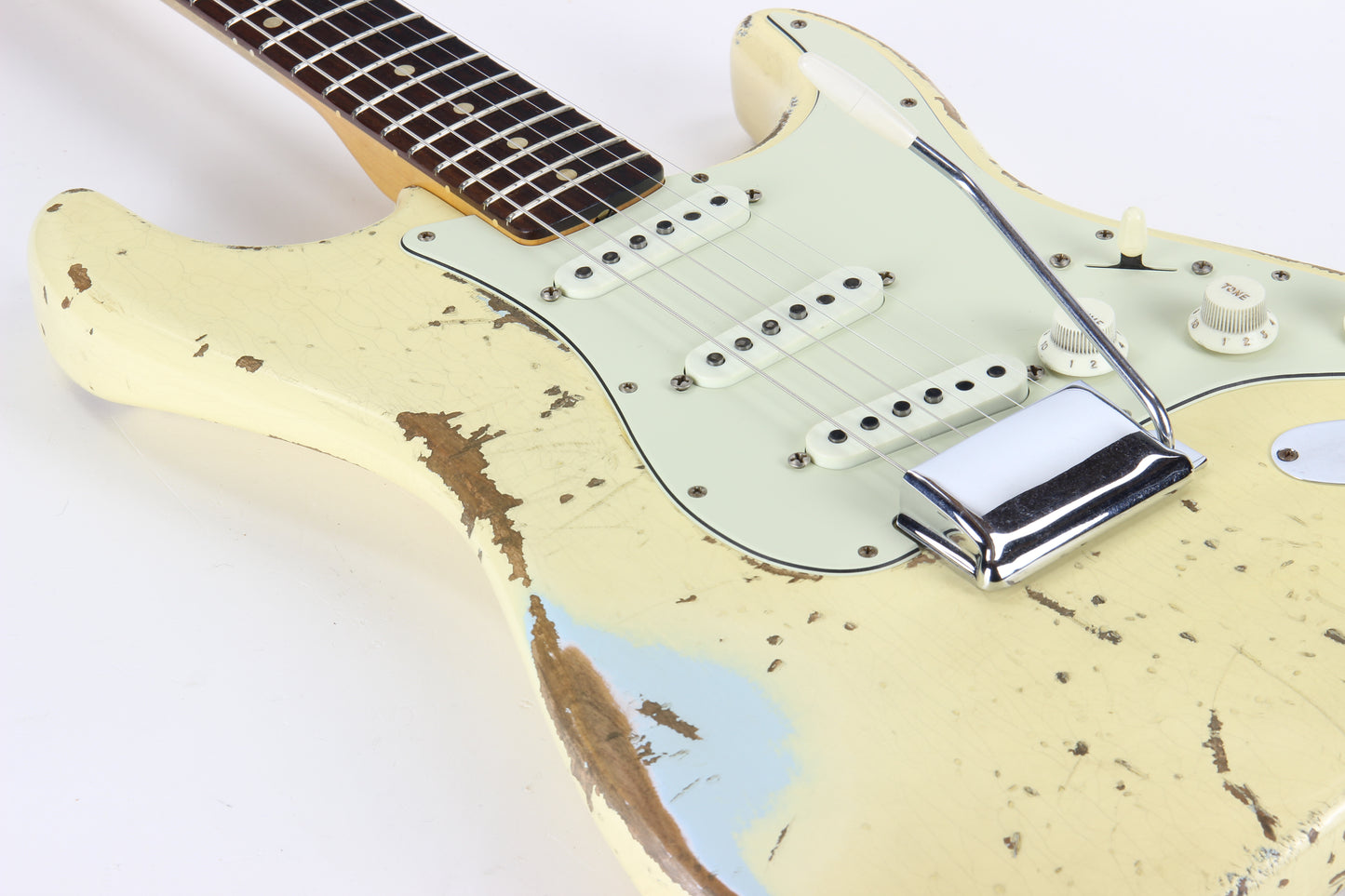 Fender Custom Shop Masterbuilt 1960 Stratocaster HEAVY RELIC '60 Strat Josefina Pups! Jason Smith! White/Sonic Blue