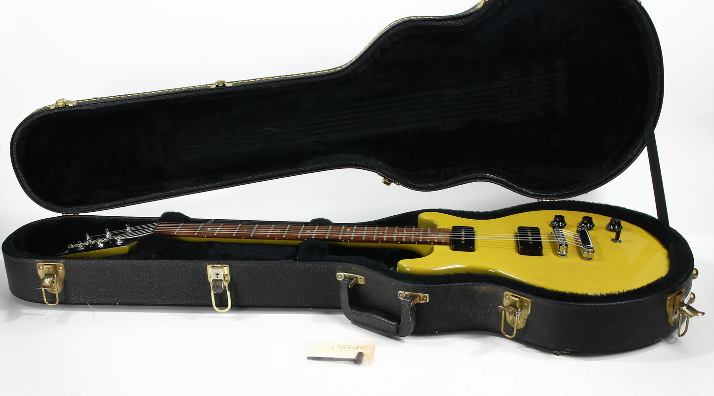 1994 Hamer USA Special P90 -- TV Yellow, Blonde, Doublecut, DC, w/ OHSC, Faded to Green!