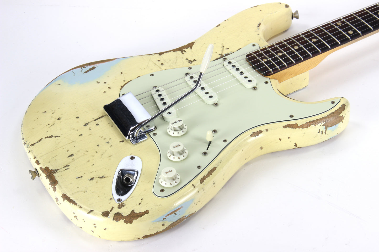 Fender Custom Shop Masterbuilt 1960 Stratocaster HEAVY RELIC '60 Strat Josefina Pups! Jason Smith! White/Sonic Blue