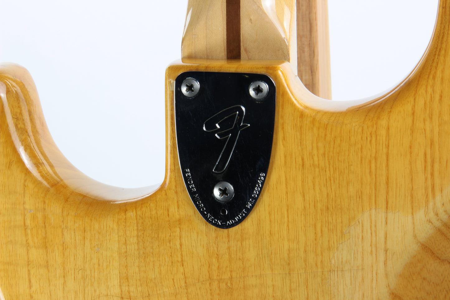 LIGHT! 1977 Fender Stratocaster FLAMED ASH Natural - Maple Neck Strat Vintage USA 1970's Hardtail