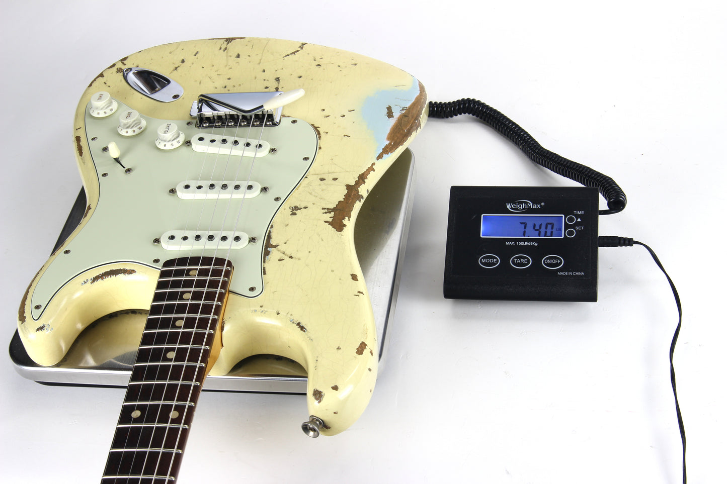 Fender Custom Shop Masterbuilt 1960 Stratocaster HEAVY RELIC '60 Strat Josefina Pups! Jason Smith! White/Sonic Blue