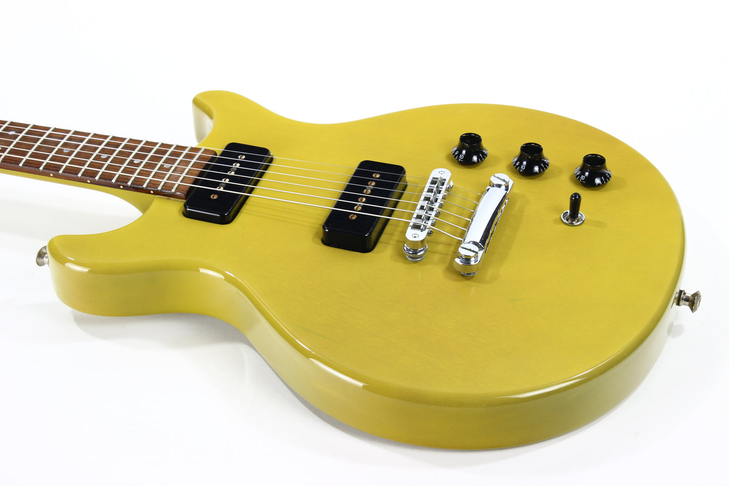1994 Hamer USA Special P90 -- TV Yellow, Blonde, Doublecut, DC, w/ OHSC, Faded to Green!