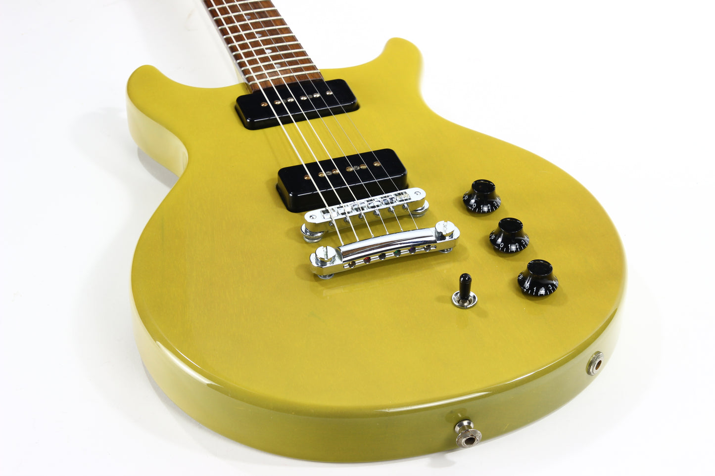 1994 Hamer USA Special P90 -- TV Yellow, Blonde, Doublecut, DC, w/ OHSC, Faded to Green!