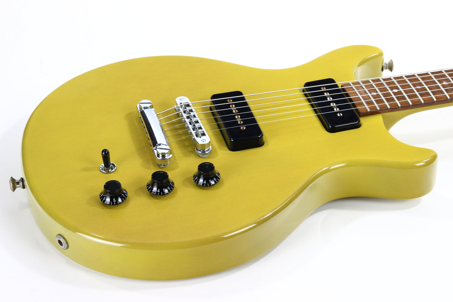 1994 Hamer USA Special P90 -- TV Yellow, Blonde, Doublecut, DC, w/ OHSC, Faded to Green!