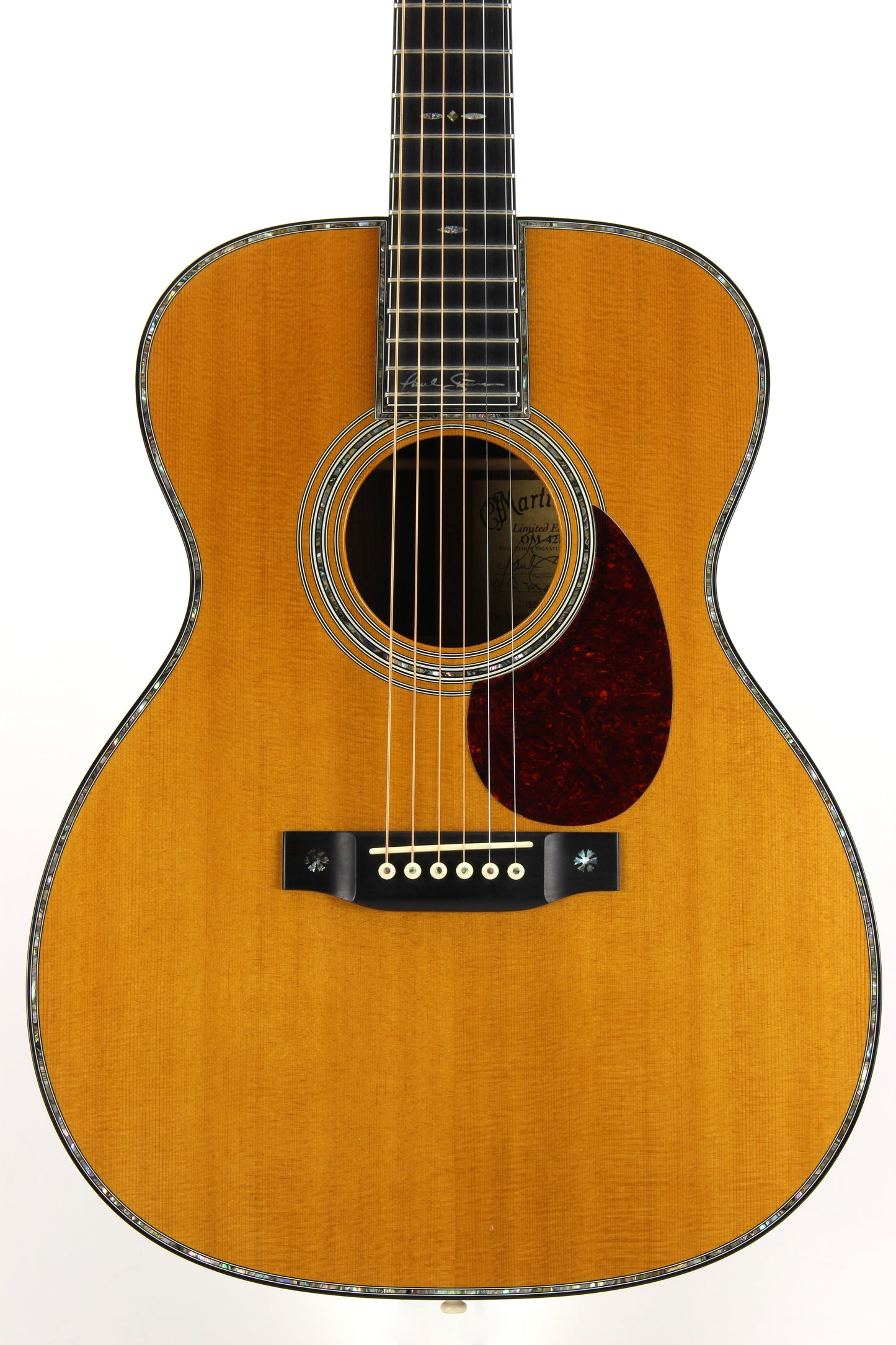 1997 Martin PAUL SIMON OM-42 Signature Model OM-42PS Limited Edition -- SIGNED LABEL