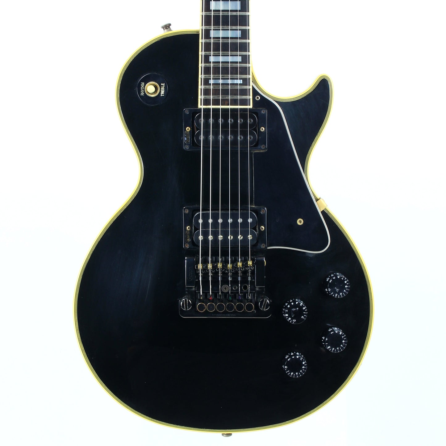 1985 Gibson Custom Shop Edition Les Paul Custom - Rare Japan-Only Model w Kahler, Black