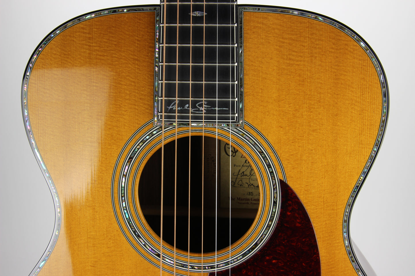 1997 Martin PAUL SIMON OM-42 Signature Model OM-42PS Limited Edition -- SIGNED LABEL