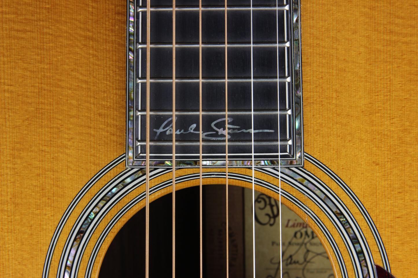 1997 Martin PAUL SIMON OM-42 Signature Model OM-42PS Limited Edition -- SIGNED LABEL
