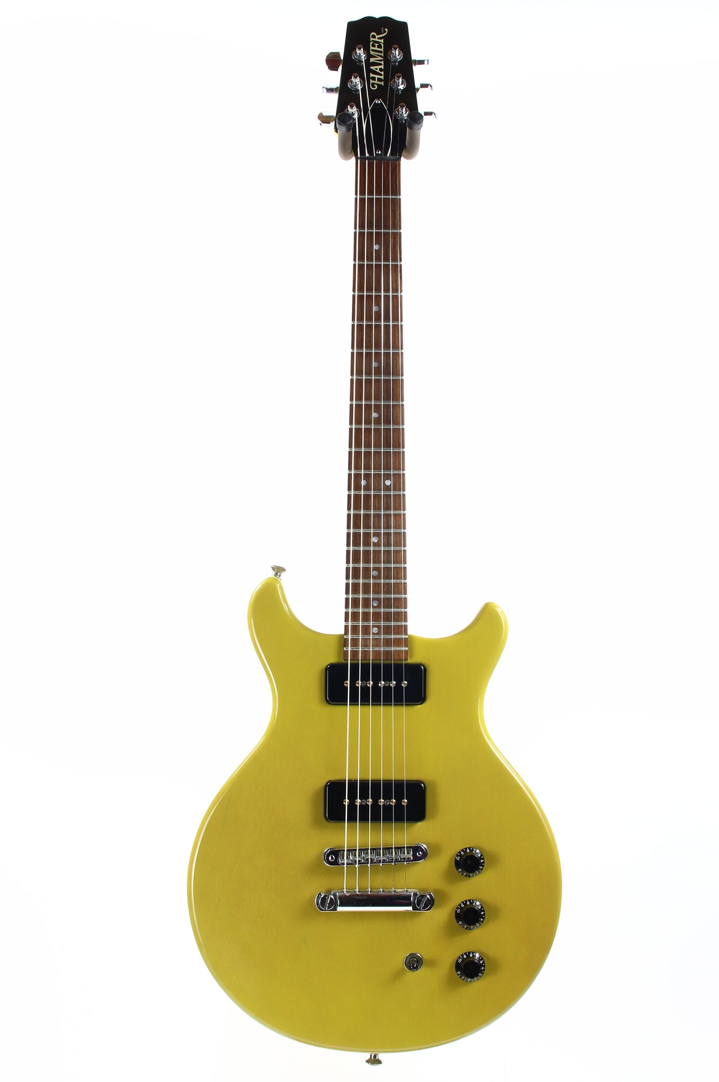 1994 Hamer USA Special P90 -- TV Yellow, Blonde, Doublecut, DC, w/ OHSC, Faded to Green!