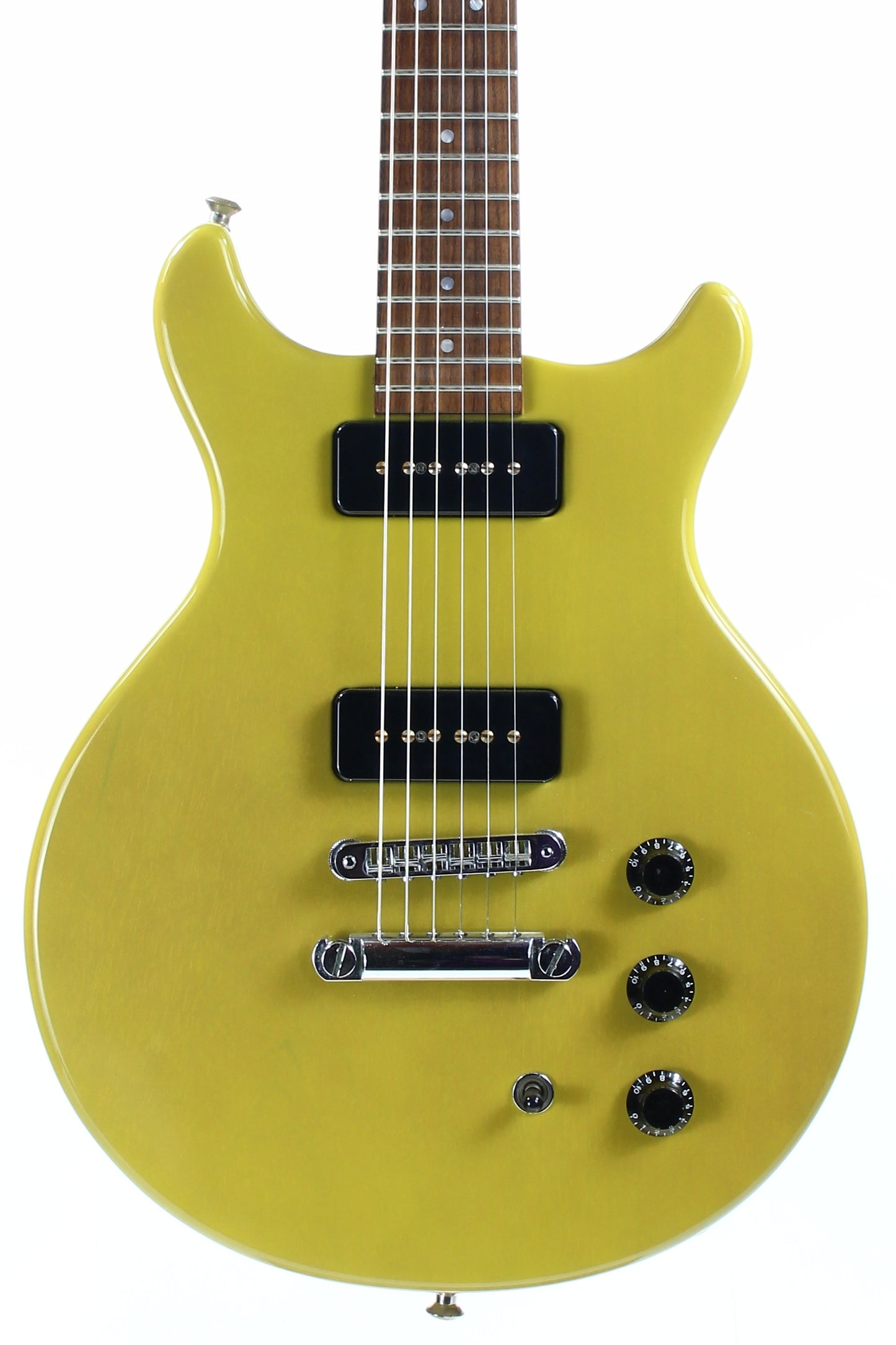 1994 Hamer USA Special P90 -- TV Yellow, Blonde, Doublecut, DC, w/ OHSC, Faded to Green!