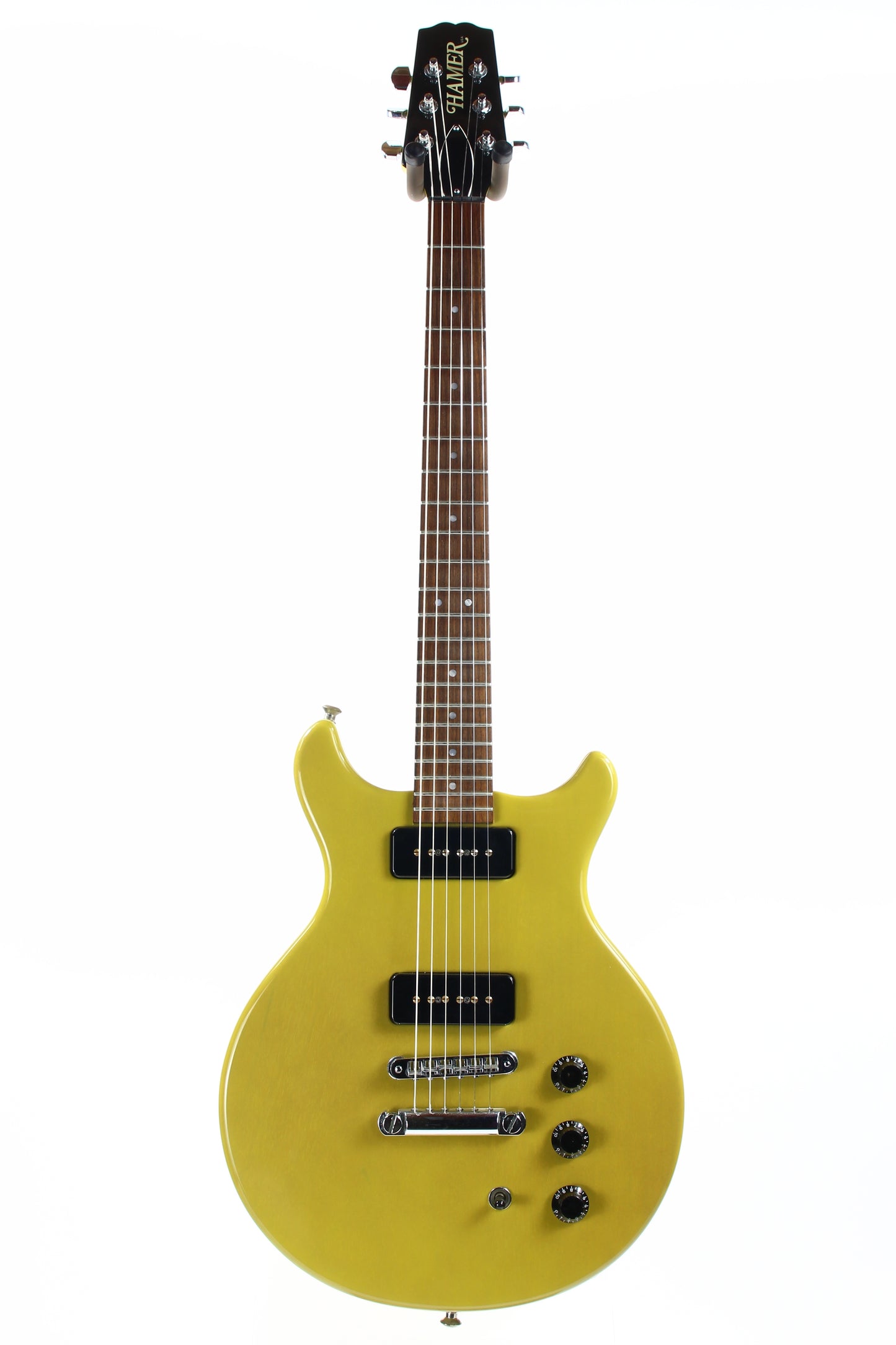 1994 Hamer USA Special P90 -- TV Yellow, Blonde, Doublecut, DC, w/ OHSC, Faded to Green!