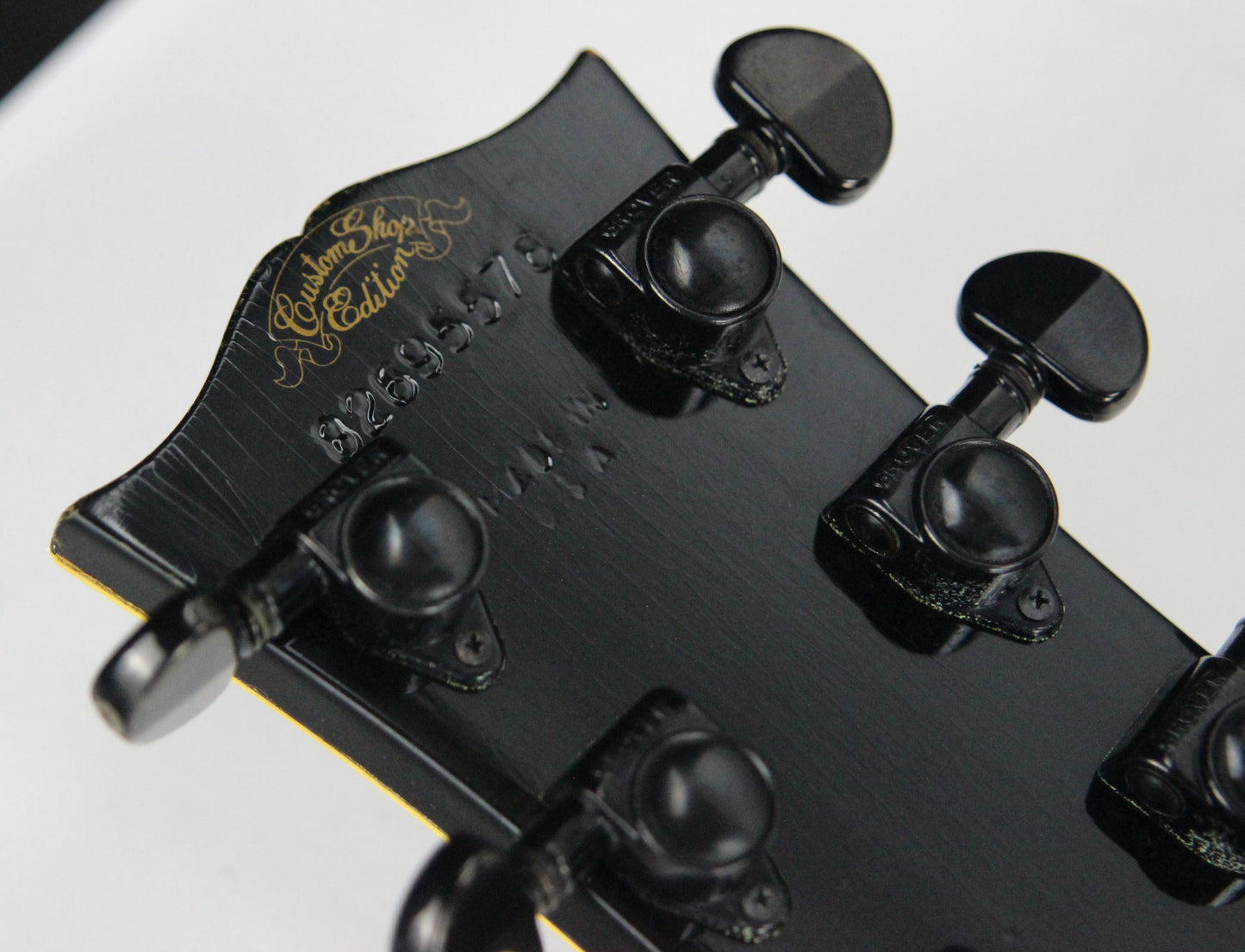 1985 Gibson Custom Shop Edition Les Paul Custom - Rare Japan-Only Model w Kahler, Black
