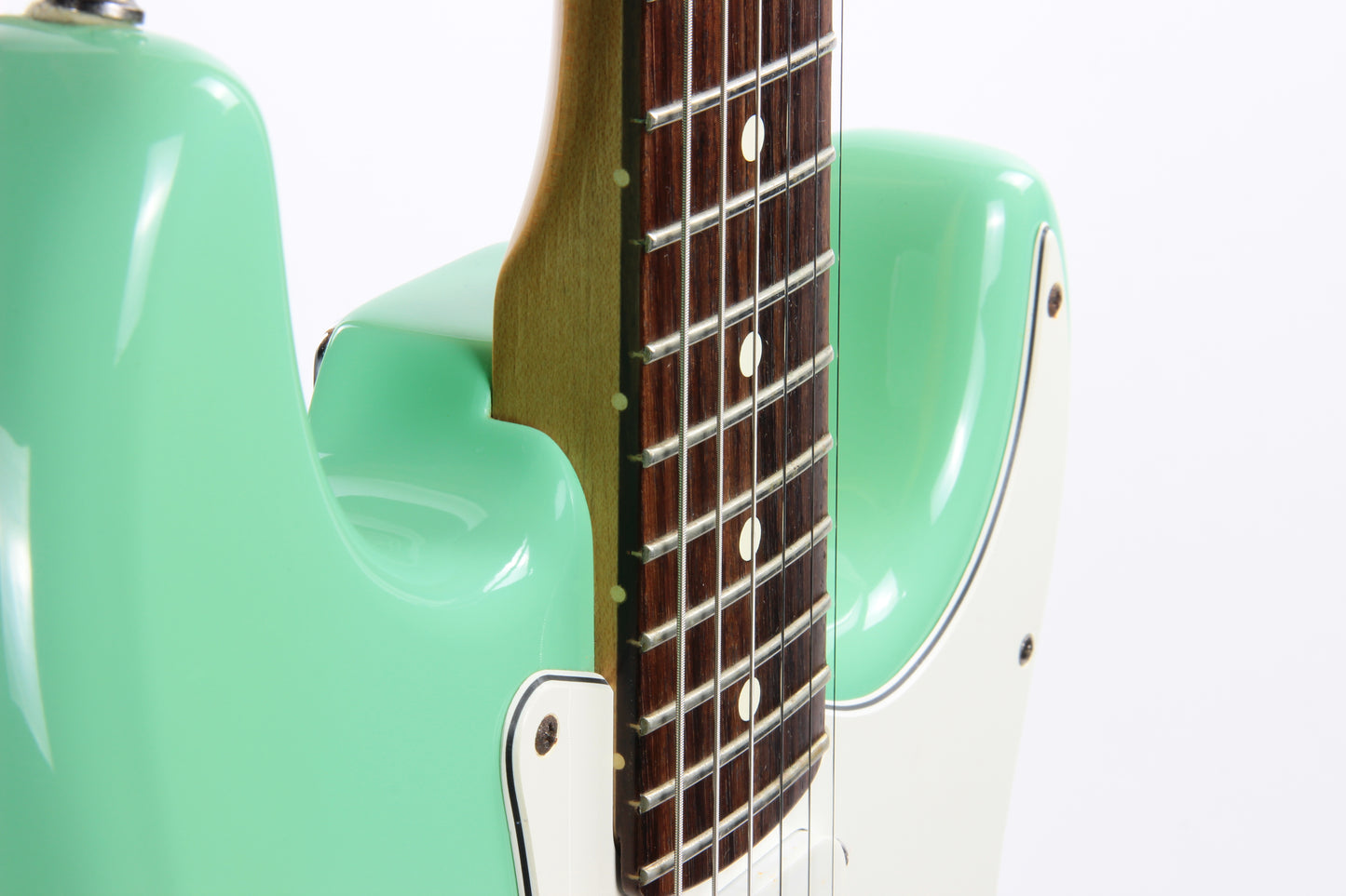 1998 Fender USA Artist JEFF BECK Stratocaster American - Surf Green, Lace Sensors Strat